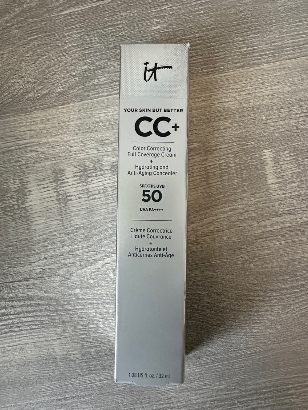 IT Cosmetics CC+ Color Correcting Full Coverage Cream SPF 50 - Deep Mocha